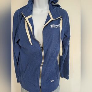 New Era Grass Valley Brewing Blue Zip-Up Hoodie